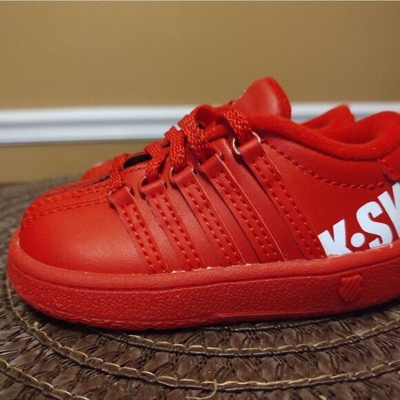 K-Swiss classic Unisex toddlers Red Size 4 - Picture 2 of 7